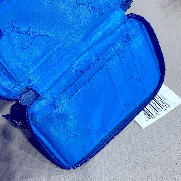 NWT Vera Bradley Smartphone Wristlet in Indigo Pop Beautiful Design - MSRP $49!! - Picture 7 of 10